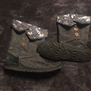 UGG Lo Pro Dark Denim 5 Button Boots Women’s 8